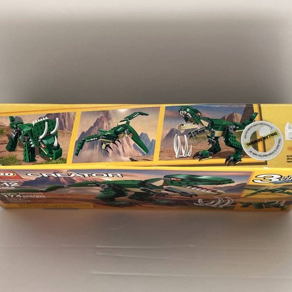 LEGO Creator Mighty Dinosaurs Toy, 3 in 1 Model, T. rex, New in Box #31058 - Picture 4 of 9